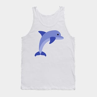 Dolphin Pattern Tank Top